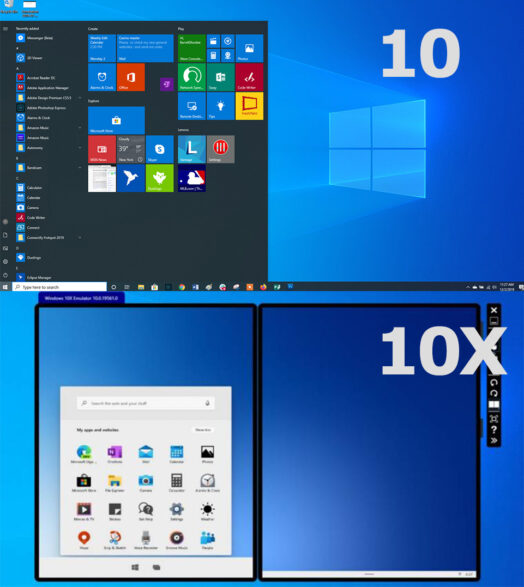 Отличие интерфейса windows-10 от windows-10x windows-10__windows-10x